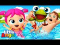 Swimming At The Lake Little Angel Kids Songs Nursery Rhymes