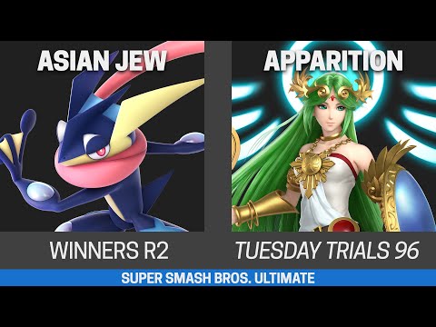 Tuesday Trials 96 SSBU Winners R2 - Asian Jew (Greninja) vs Apparition (Palutena)