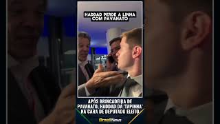 APÓS BRINCADEIRA DE PAVANATO, HADDAD DÁ ‘TAPINHA’ NA CARA DE DEPUTADO ELEITO