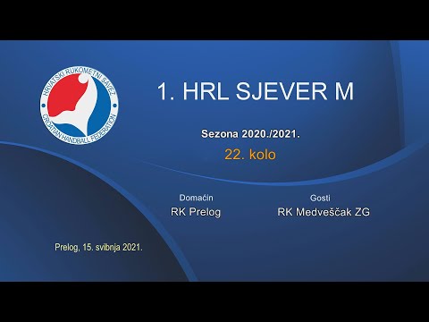 Rukomet 1.HRL Sjever – Muški, 22. kolo domaćin RK Prelog - gosti RK Medveščak, Prelog, 15.5.2021.
