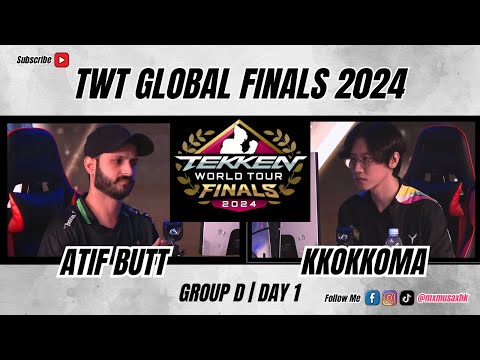 TWT2024 Global Finals DAY 1 | Atif Butt vs Kkokkoma | Group D Tekken 8
