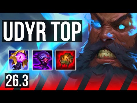 UDYR vs ZAAHEN (TOP) | Perfect KDA: 9/0/5 | KR Grandmaster | 26.3