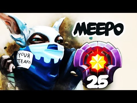 A NEW MEEPO GOD IS BORN - ARES FIRST LVL 25 MEEPO IMMORTAL RANK TOP 150 - Dota 2 EPIC Gameplay