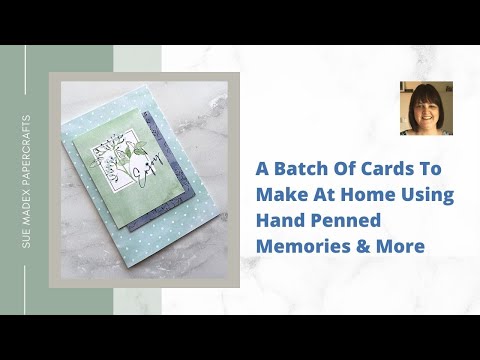 Easy Cards To Make At Home With Hand Penned Memories And More Cards