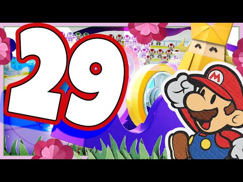 Paper Mario The Origami King Walkthrough Part 29 SEA Tower & Tape Boss
