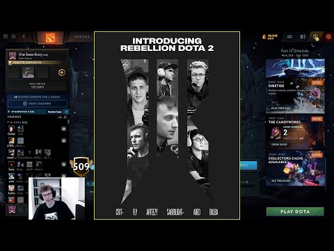 Saberlight announces new team with Arteezy, Abed, Cr1t, Fly & Bulba under Shopify Rebellion