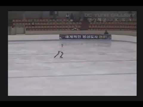 Olympic Figure Skating Champion Queen YUNA KIM(Yu-Na Kim) 2003~04 SP - Snow storm
