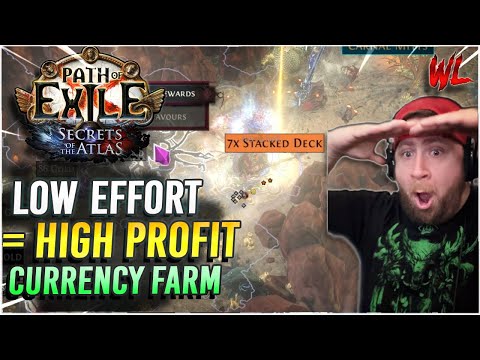 Stacked Decks Print Divines The Best Currency Farm in PoE 3.26!