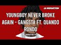 NBA YoungBoy - Gangsta ft. Quando Rondo [Traduction française 🇫🇷] • LA RUDDACTION