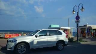 🛣️Крым 2018. Алушта. Автодорога от Автовокзала в профессорский (рабочий) уголок. Катер Ника.