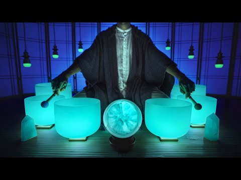 RECHARGE WHILE SLEEPING  |  Crystal Singing Bowl Sound Bath for Restful Sleep