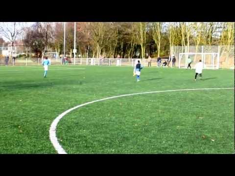 Voetbal fragmenten DWS E3 2012-Zeeburgia E5  (6-2)  Oefenwedstrijd