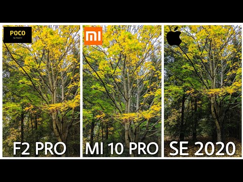 POCO F2 Pro VS Xiaomi Mi 10 Pro VS iPhone SE 2020 Camera Test!!