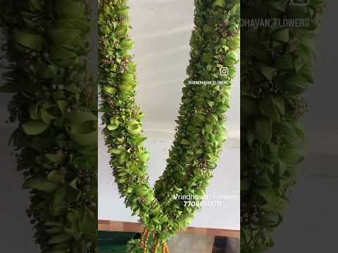 Manoranjitham Maalai | Vrindhavan Flowers | Madurai #weddinggarlands