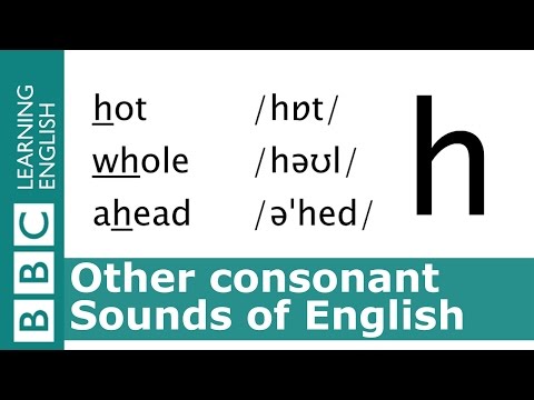 👄 Voiceless consonant - /h/ - 'hot', 'whole' and 'ahead' - English Pronunciation Tips