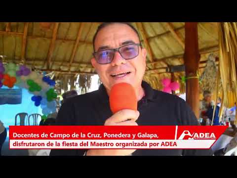 Maestros de Campo de la Cruz, Ponedera y Galapa disfrutaron la fiesta del día del maestro 