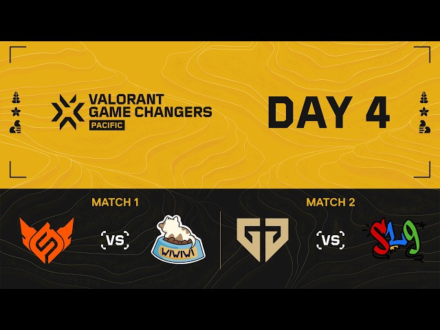 [TH] FSU vs WIWI | GEN vs SL9 - VALORANT Game Changers Pacific 2026 - Day 4