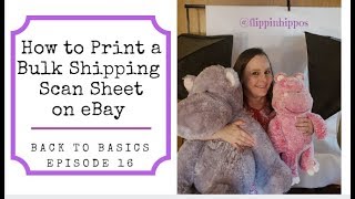 How to Print a Bulk Shipping Scan Sheet on eBay