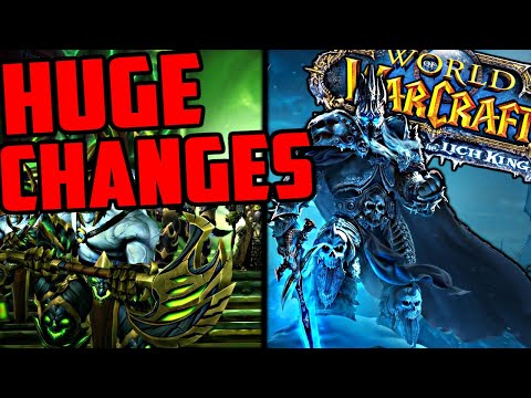 Massive Changes From TBC Classic To WOTLK Classic!