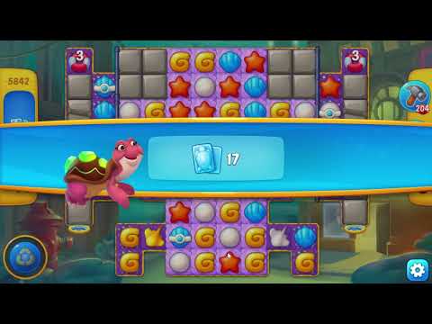 Fishdom 5842 Level - 14 moves - NO BooSTERS