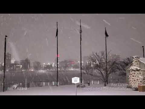 Harrisburg, Pennsylvania - Snow Covered Capital/Aerials - January 31st, 2021