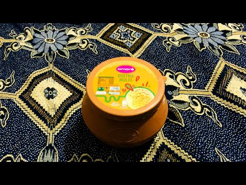 ASMR EATING ICECREAM ALMOND | Very satisfying ASMR | Matka Kulfi - Kulfi Ice Cream unboxing