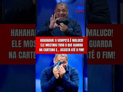 HAHAHAHA! O VAMPETA É MALUCO! ELE MOSTROU AO VIVO TUDO O QUE GUARDA NA CARTEIRA!