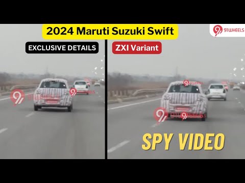EXCLUSIVE: 2024 Maruti Swift ZXI Variant Spied Testing || See New Details
