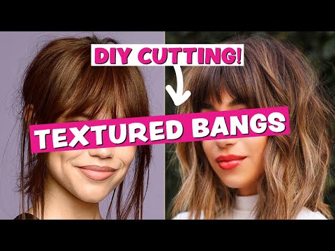 Learn How to Cut Your Own Trendy Textured Bangs with a...