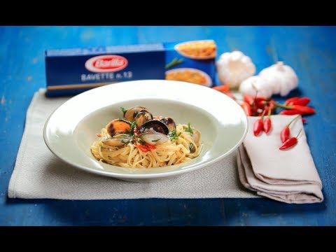 BARILLA SG - Bavette Aglio e Olio with Fresh Clams