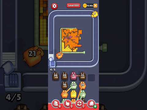 Pixel Flow Level 666 Walkthrough