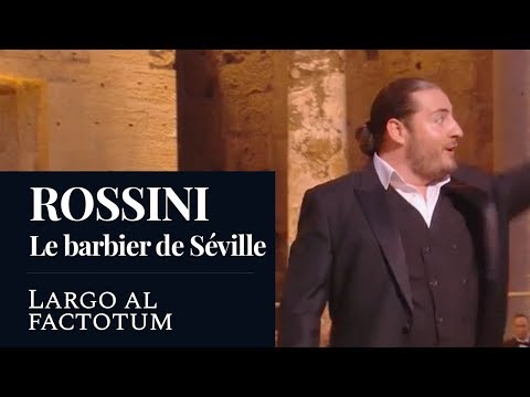 ROSSINI : The Barber of Seville "Largo al factotum" (Sempey) [Live] [HD]