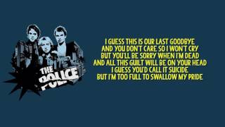 The Police - Can&#39;t Stand Losing You + Lyrics (Best Audio)