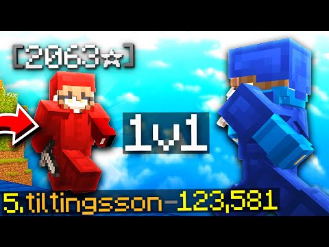 Can I Beat A Top 10 Minecraft Bedwars Leaderboard Player?