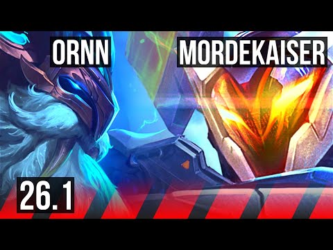ORNN vs MORDEKAISER (TOP) | EUW Master | 26.1