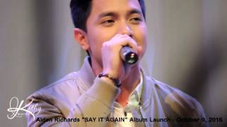 ALDEN RICHARDS - RESCUE ME (SAY IT AGAIN ALBUM LAUNCH)