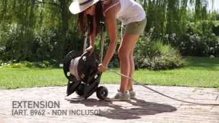 Claber Avvolgitubo Silver-Al in alluminio per giardino 70m
