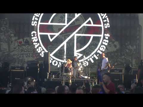 STEVE IGNORANT OF CRASS @ PUNK ROCK BOWLING 5/28/2018 "VULTURE VIDEO" Pt. 1