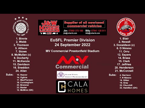 Linlithgow Rose v Broxburn Athletic - 24 September 2022