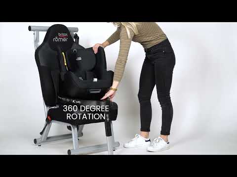 Britax Romer Dualfix Plus 360 Moonlight Blue + ISOFIX Base Bērnu Autokrēsls 0-20 kg