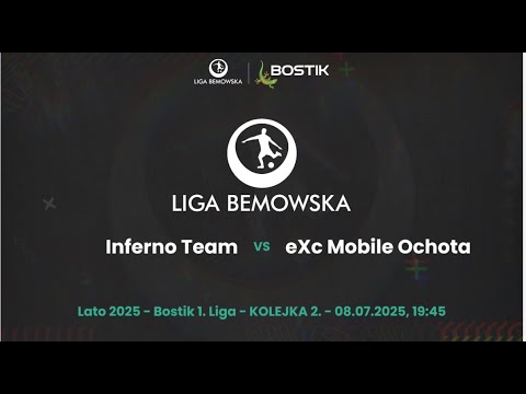 Inferno Team 6:3 eXc Mobile Ochota | Kolejka 2 | Lato 2025 | Bostik Liga Bemowska