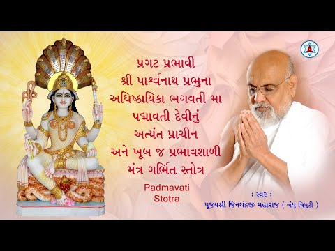 પ્રભાવશાળી મંત્રગર્ભિત પદ્માવતી દેવી સ્તોત્ર | Powerful Padmavati Stotra |Pujya Jinchandraji Maharaj