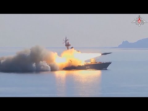 شاهد روسيا تعلن اختبارات ناجحة لصواريخ مضادة للسفن في بحر اليابان