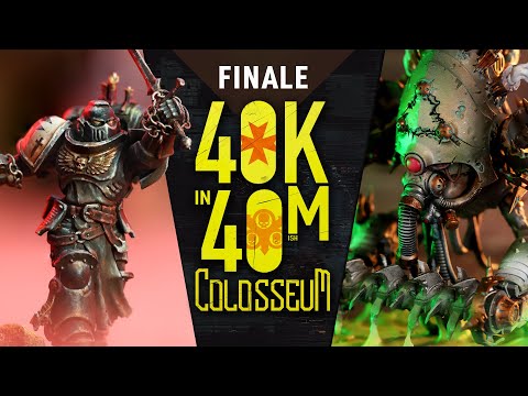 King of the Colosseum Season Finale Warhammer 40k in 40m