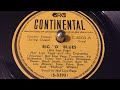 Hot Lips Page - Big D Blues - 78 rpm - Continental C6003