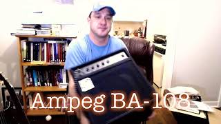 Video thumbnail for Ampeg BA-108 Bass Amp Review by Blues Guitar Man