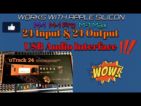 Cymatic Audio uTrack24 24-Channel Recorder / Player / USB Interface with MADI Card image 8