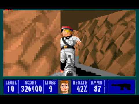 Wolfenstein 3D -  Episode 4 (All Kills, Secrets, Treasures)