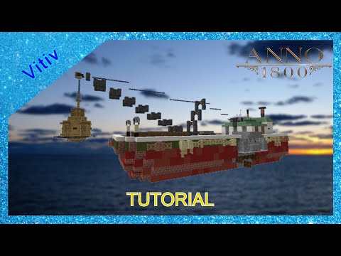 Anno 1800 Salvager in Minecraft - 1:1 Scale - Tutorial