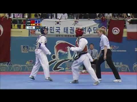 Taekwondo World Championships 2011 Spain vs China 49Kg Semi-Final